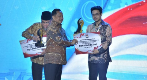 Pemkot Jambi Raih Penghargaan Nasional Kemendagri, Diguyur Dana Rp1 Miliar